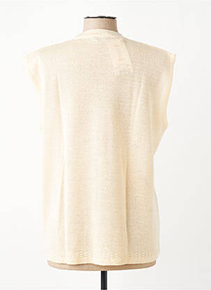 Gilet sans manche poches beige GRIFFON femme
