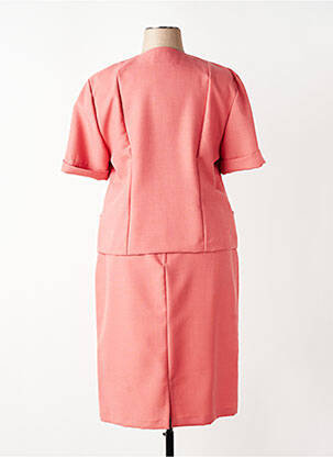 Ensemble jupe coupe cintrée rose FRANCE RIVOIRE femme