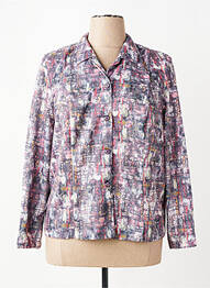 Chemisier coupe cintrée manches longues gris IMPULSION femme