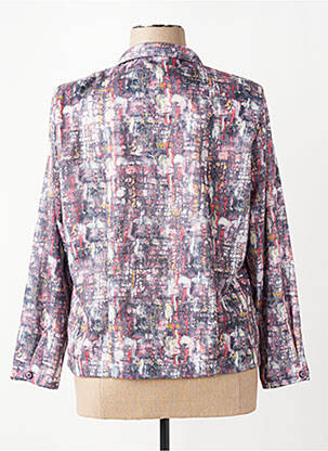 Chemisier coupe cintrée manches longues gris IMPULSION femme
