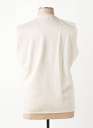 Gilet sans manche poches beige HENRY & JULIETTE femme