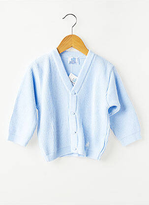 Gilet manches longues fermeture boutonnée sur le devant bleu LAPIN BLEU garçon
