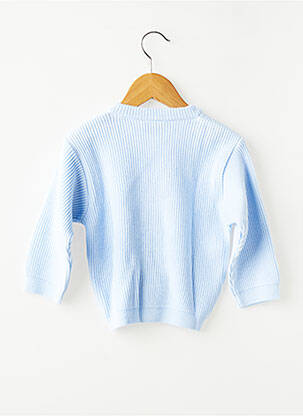 Gilet manches longues fermeture boutonnée sur le devant bleu LAPIN BLEU garçon