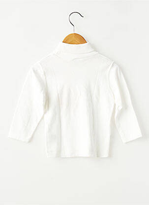 Sous-pull manches longues manches longues blanc PETIT BATEAU enfant