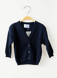 Gilet manches longues fermeture boutonnée sur le devant bleu LAPIN BLEU garçon