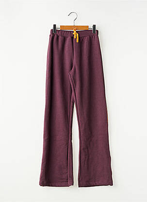 Jogging fermeture liens à nouer taille élastique violet PETIT BATEAU fille