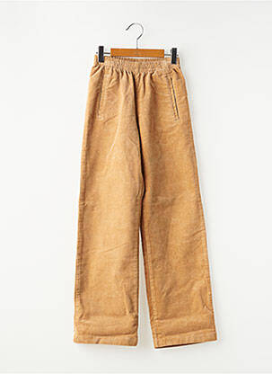 Pantalon droit poches taille élastique beige PETIT BATEAU garçon