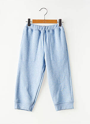 Jogging poches taille élastique bleu PETIT BATEAU garçon