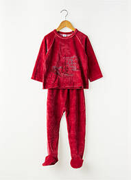 Pyjama manches longues rouge PETIT BATEAU garçon