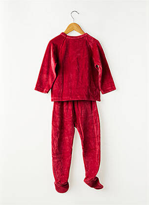 Pyjama manches longues rouge PETIT BATEAU garçon
