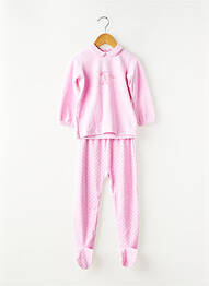 Pyjama imprimé fantaisie rose PETIT BATEAU fille