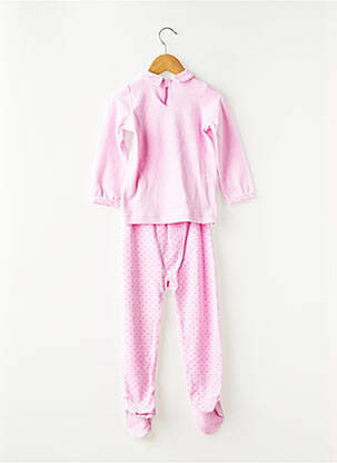 Pyjama imprimé fantaisie rose PETIT BATEAU fille