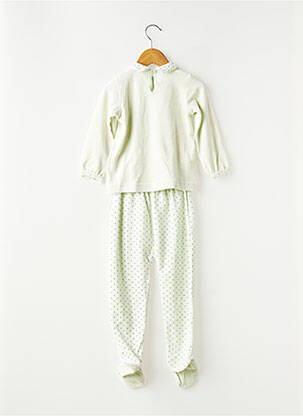 Pyjama imprimé fantaisie vert PETIT BATEAU fille