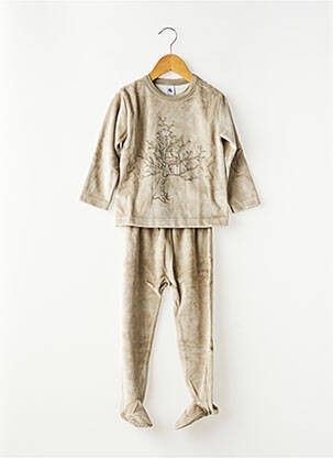 Pyjama manches longues vert PETIT BATEAU garçon