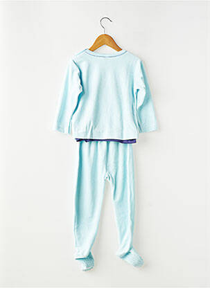 Pyjama col rond bleu PETIT BATEAU garçon