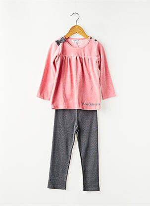 Pyjama taille élastique rose BULLE DE BB fille