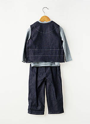 Ensemble pantalon coupe droite bleu MINOUFLET garçon