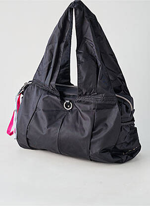 Sac fermeture zippée forme rectangulaire noir LANCASTER femme