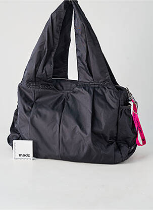 Sac fermeture zippée forme rectangulaire noir LANCASTER femme