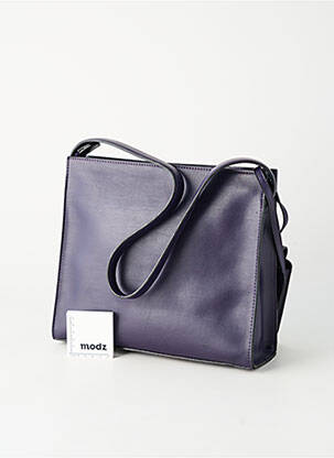 Sac fermeture zippée forme rectangulaire violet DUOLYNX femme