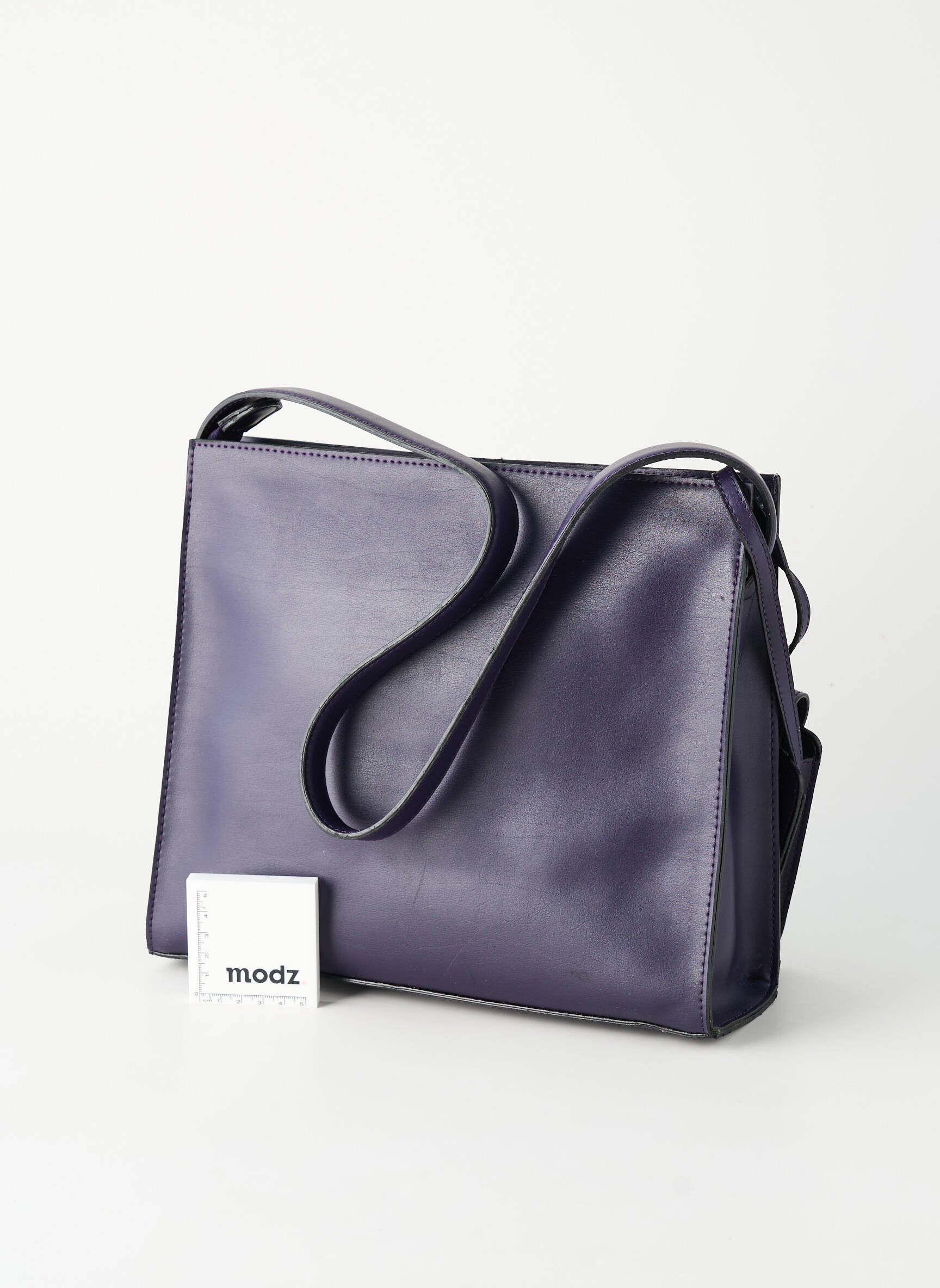 Sac fermeture zippée forme rectangulaire violet DUOLYNX femme