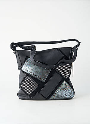 Sac fermeture zippée forme rectangulaire noir MAC ALYSTER femme