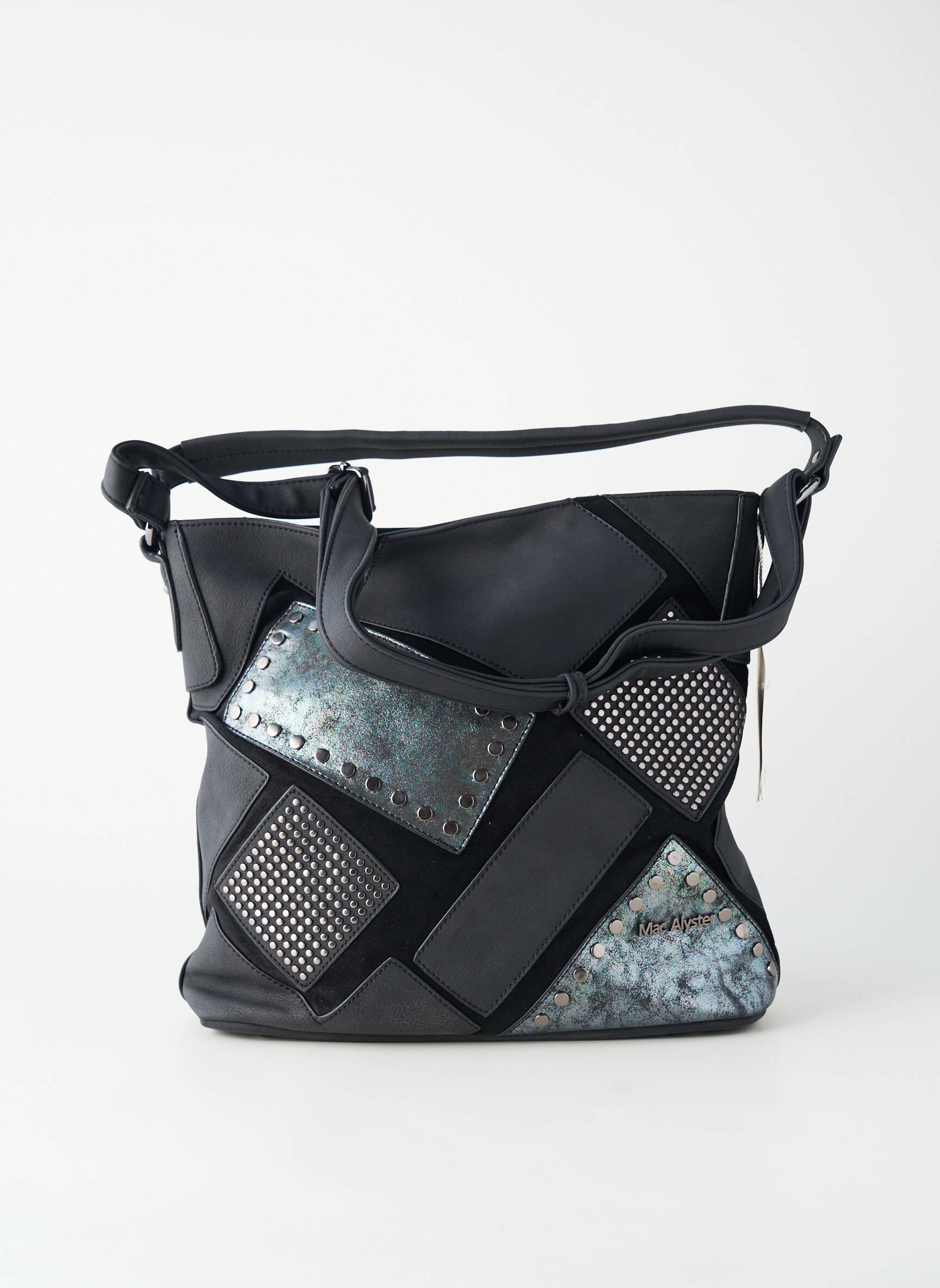 Sac fermeture zippée forme rectangulaire noir MAC ALYSTER femme