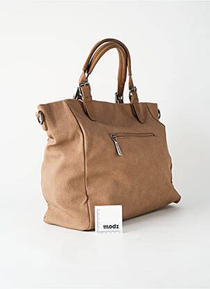 Sac fermeture zippée forme rectangulaire marron MAC ALYSTER femme