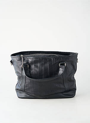 Sac fermeture zippée forme rectangulaire noir LORENZO femme