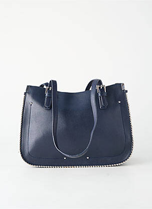 Sac fermeture zippée forme rectangulaire bleu FUCHSIA femme