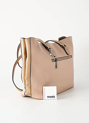 Sac fermeture zippée forme cabas beige MAC ALYSTER femme