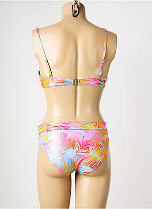 Maillot de bain 2 pièces haut soutien-gorge moulé haut soutien-gorge moulé rose MISS CARAÏBES femme