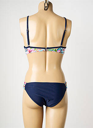 Maillot de bain 2 pièces avec armature bleu MISS CARAÏBES femme