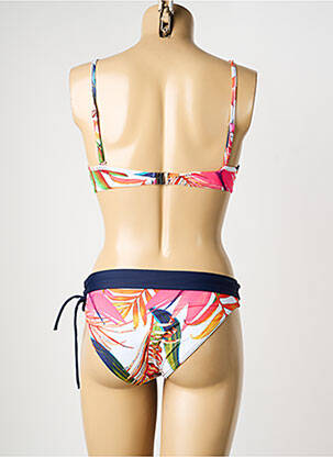 Maillot de bain 2 pièces haut soutien-gorge moulé haut soutien-gorge moulé rose MISS CARAÏBES femme
