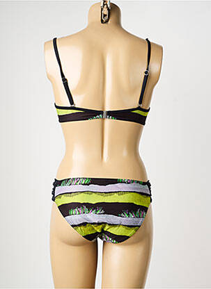 Maillot de bain 2 pièces haut soutien-gorge moulé haut soutien-gorge moulé vert MISS CARAÏBES femme
