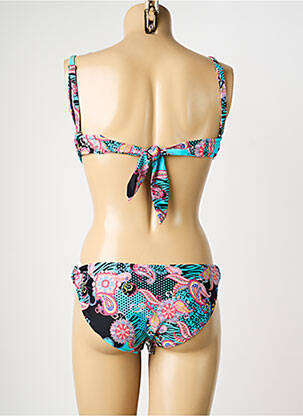 Maillot de bain 2 pièces haut soutien-gorge moulé haut soutien-gorge moulé bleu ESCORT femme