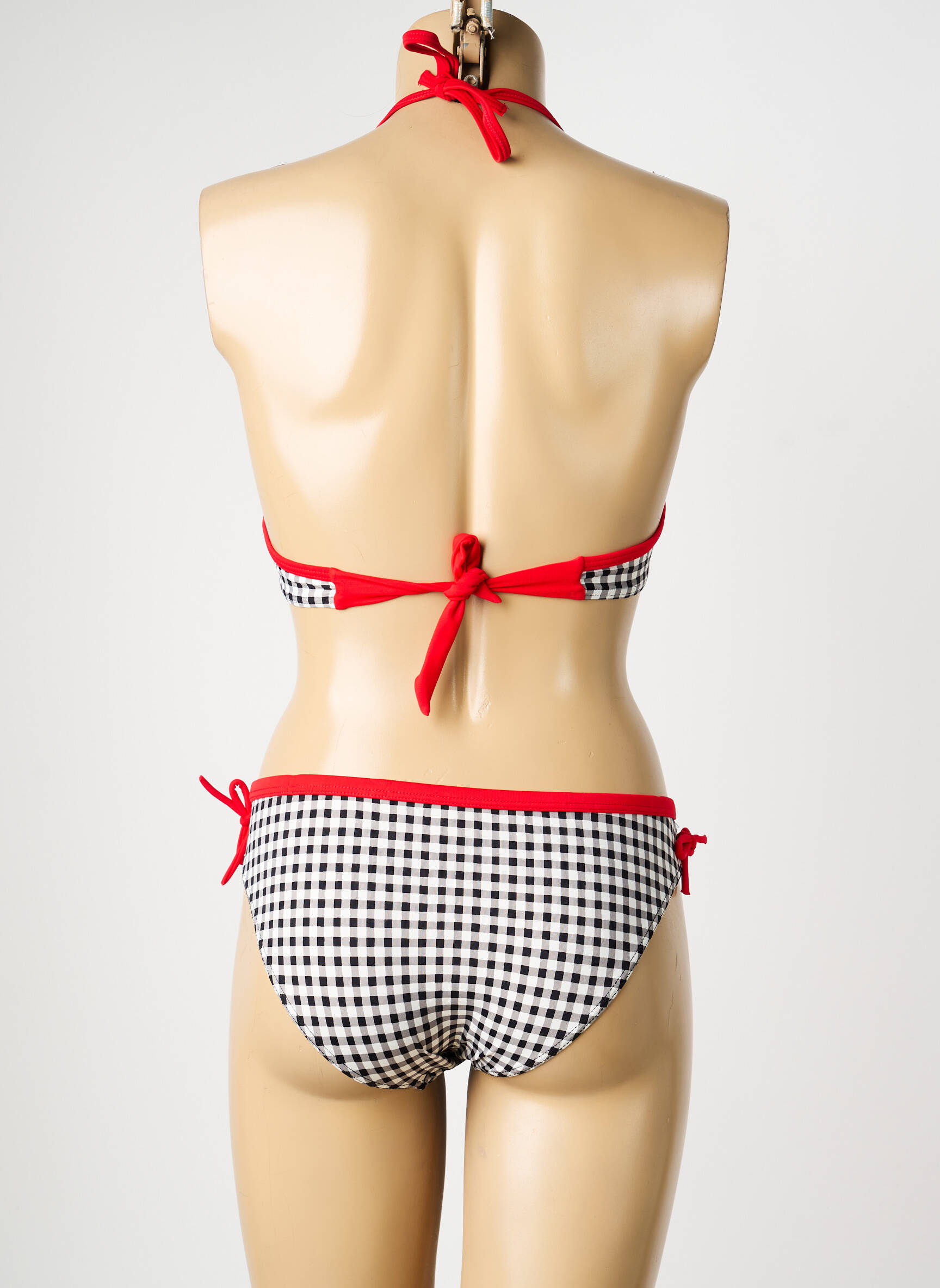 Maillot de bain 2 pièces haut soutien-gorge moulé haut soutien-gorge moulé noir PLATJA femme
