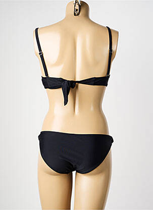 Maillot de bain 2 pièces stretch haut soutien-gorge moulé noir ESCORT femme