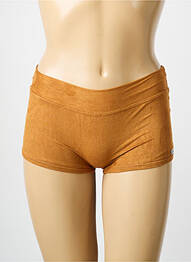 Bas de maillot de bain shorty shorty marron MISS CARAÏBES femme