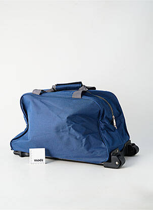 Sac de voyage fermeture zippée bleu BENZI homme