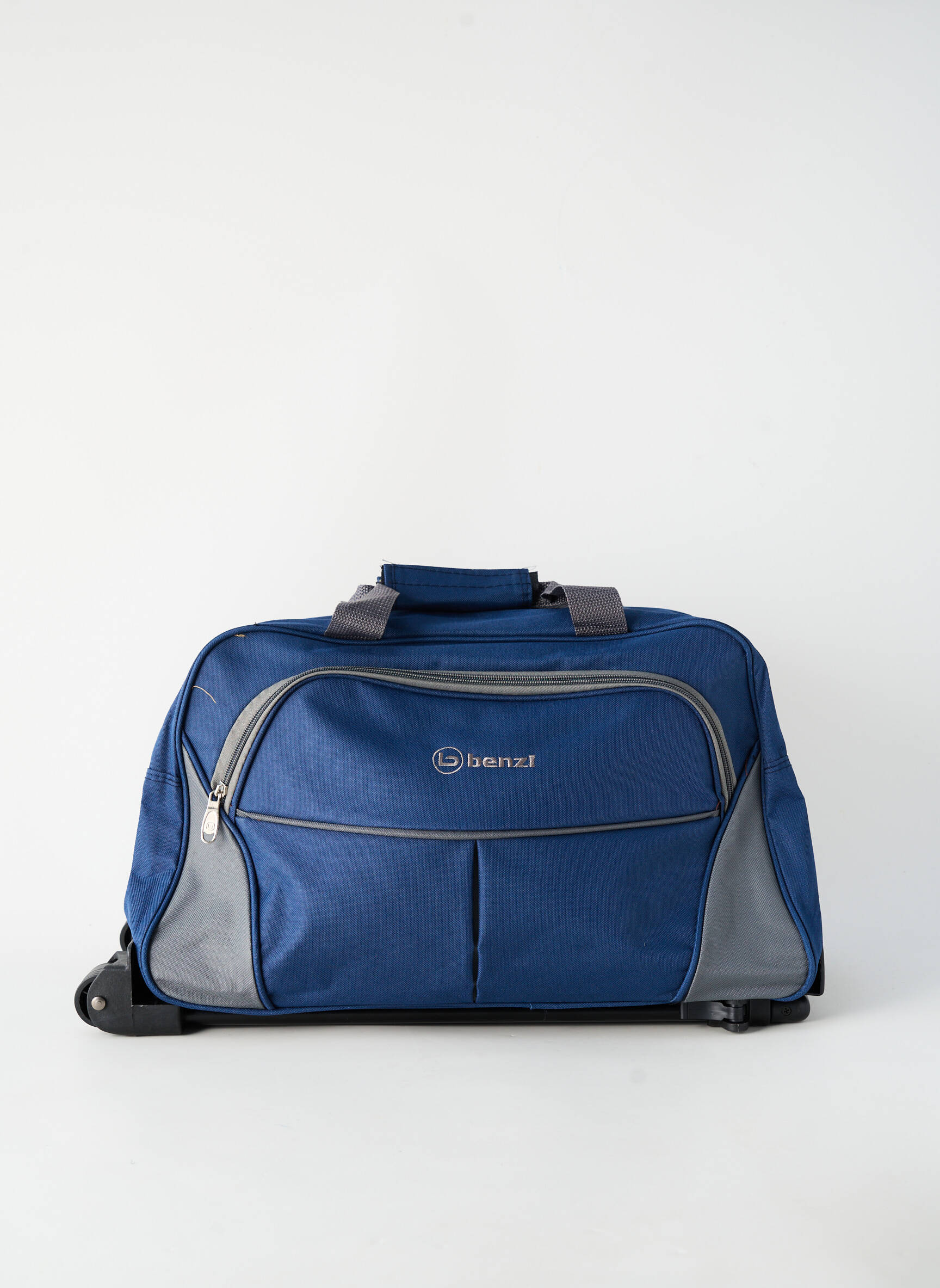 Sac de voyage fermeture zippée bleu BENZI homme