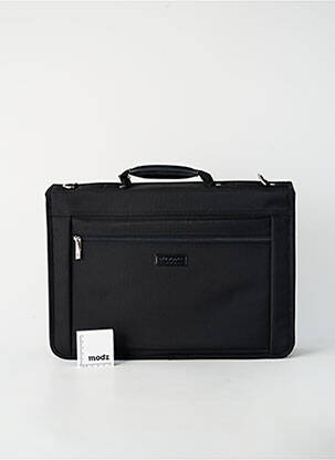 Sac poignée 2 anses de portée noir DUOLYNX homme