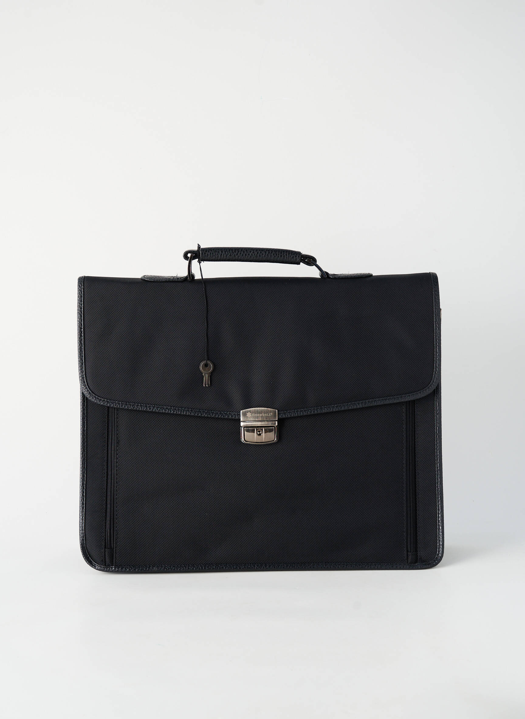 Sac poignée 2 anses de portée noir SNOWBALL homme