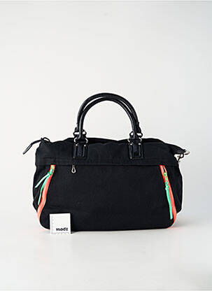 Sac fermeture zippée forme rectangulaire noir LANCASTER femme