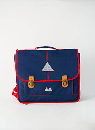 Cartable poches bleu POIDS PLUME garçon