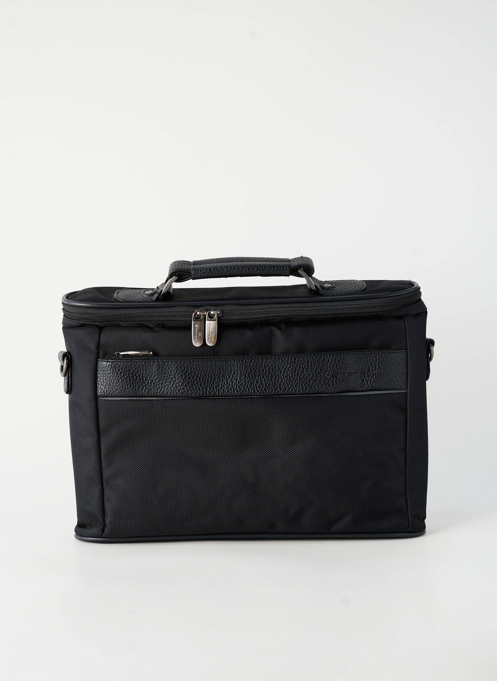 Sac fermeture zippée forme rectangulaire noir SNOWBALL femme