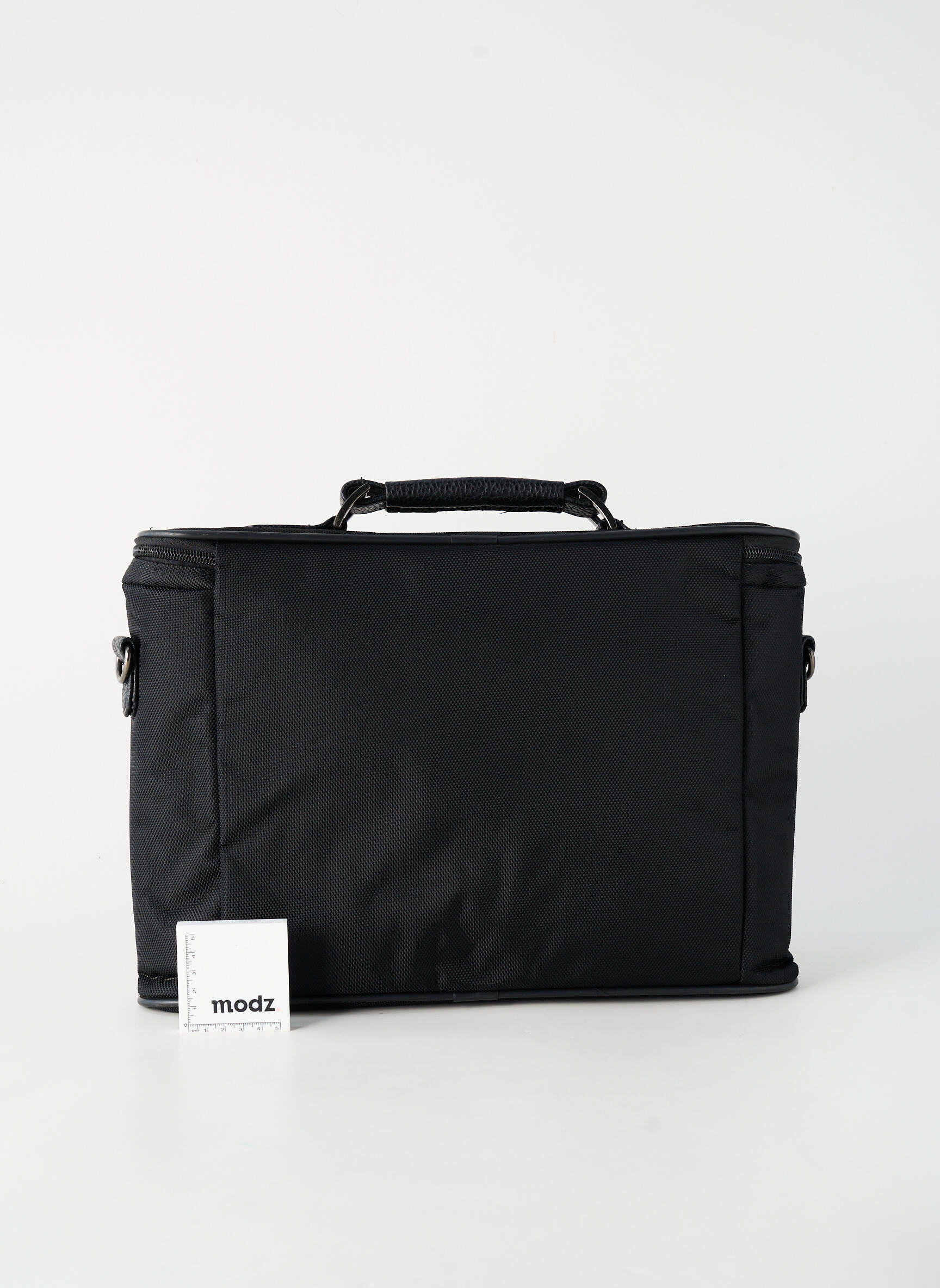 Sac fermeture zippée forme rectangulaire noir SNOWBALL femme
