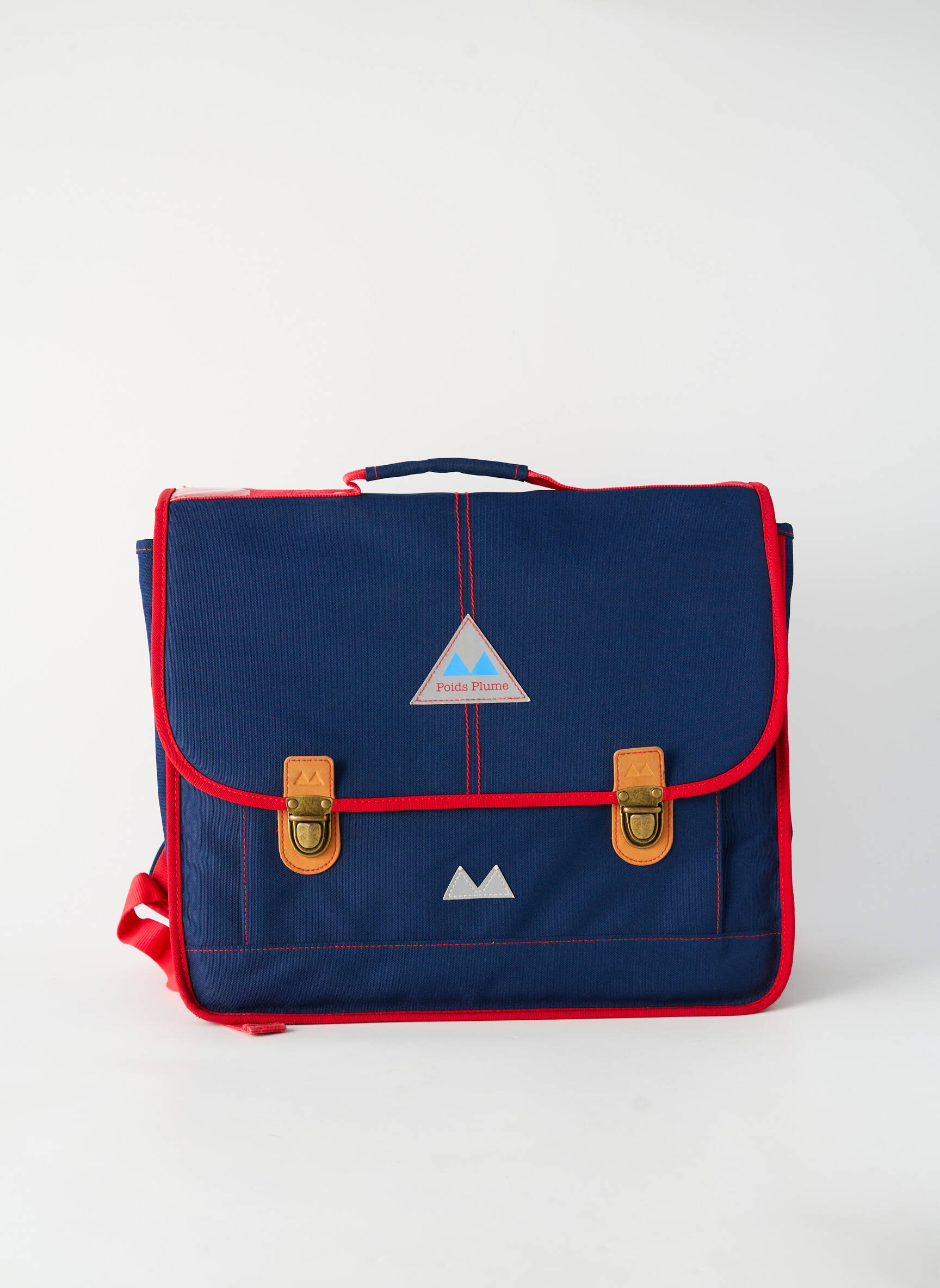 Cartable poches bleu POIDS PLUME garçon