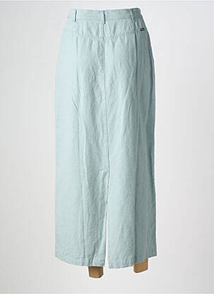 Jupe longue coupe droite bleu STK BY SETRAK femme