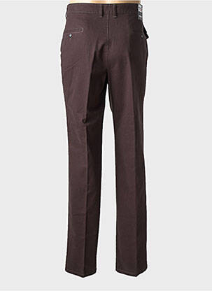 Pantalon chino stretch taille normale marron GS CLUB homme